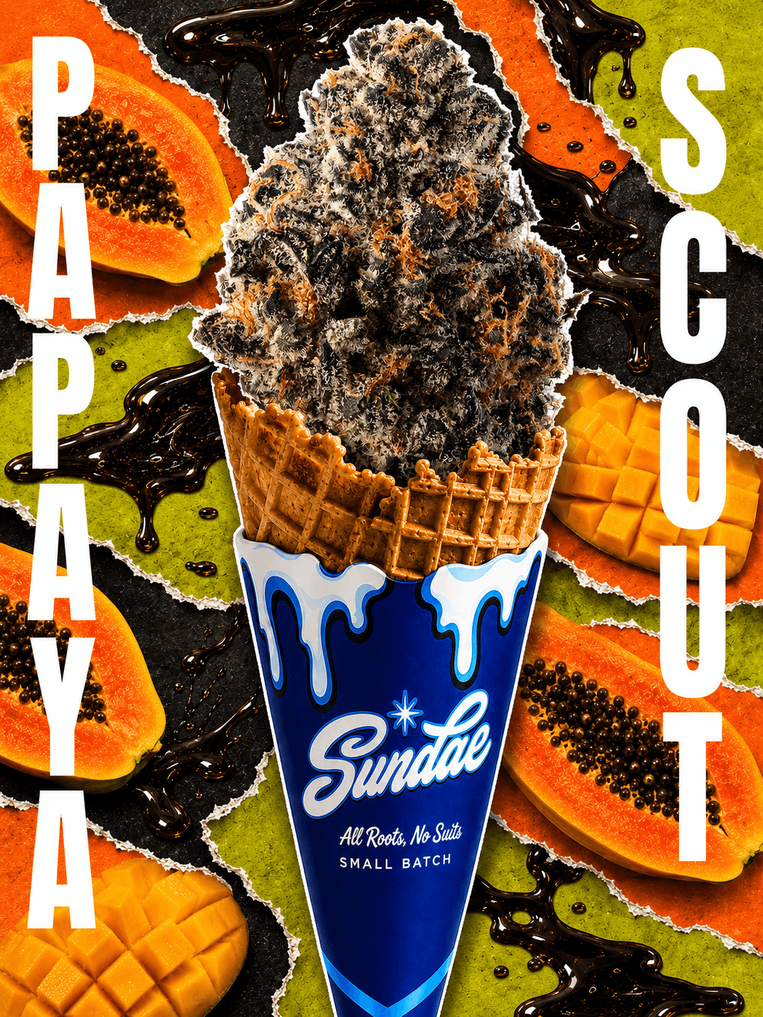 Sundae Co. Papaya Scout (H) Flower 3.5g