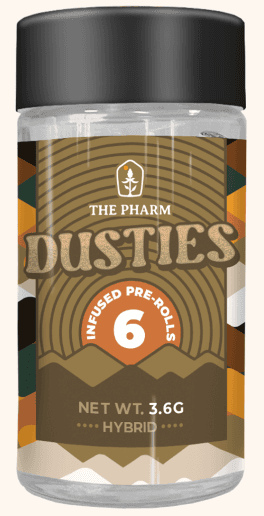 Dusties - Kief Infused Prerolls 6pk - Double Yum (H) (3.6g)