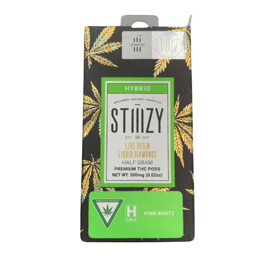 Stiiizy Pink Runtz .5g Live Resin Diamonds Vape Pod