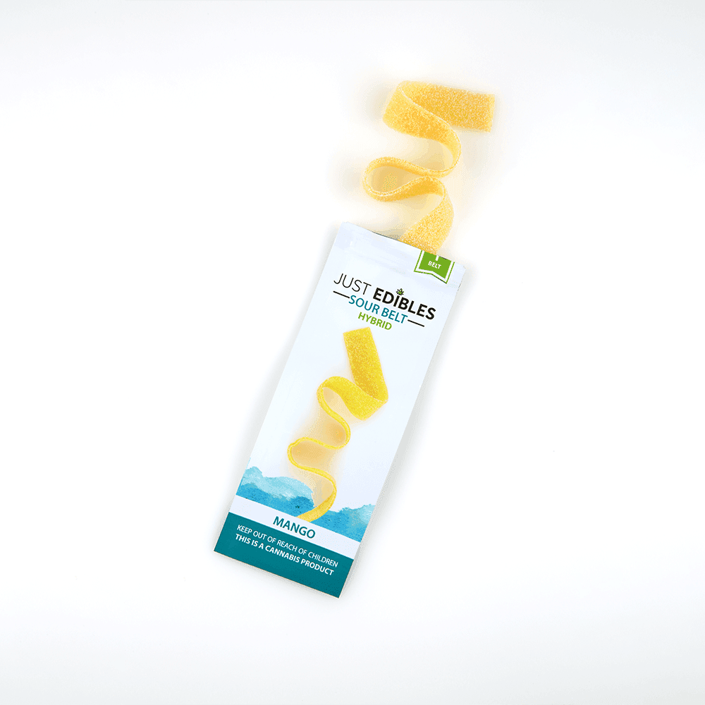Just Edibles Mango Sour Long Belt 1pk 100mg