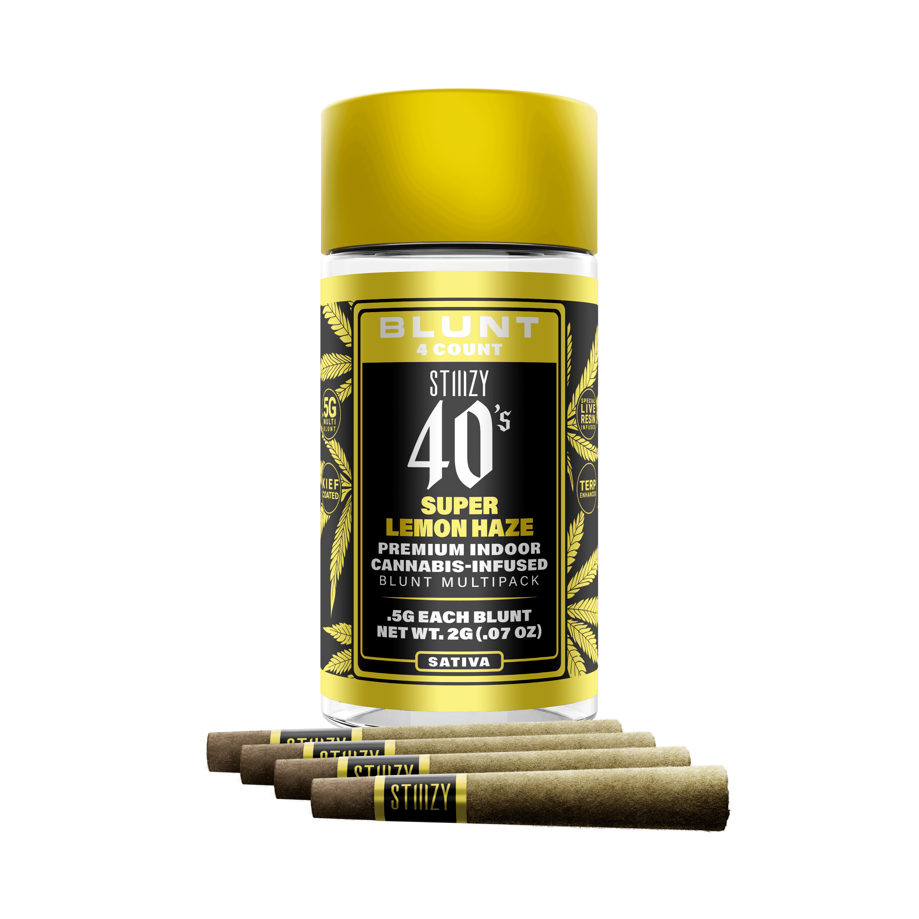 Stiiizy - Super Lemon Haze 40s Infused Blunt 4pk