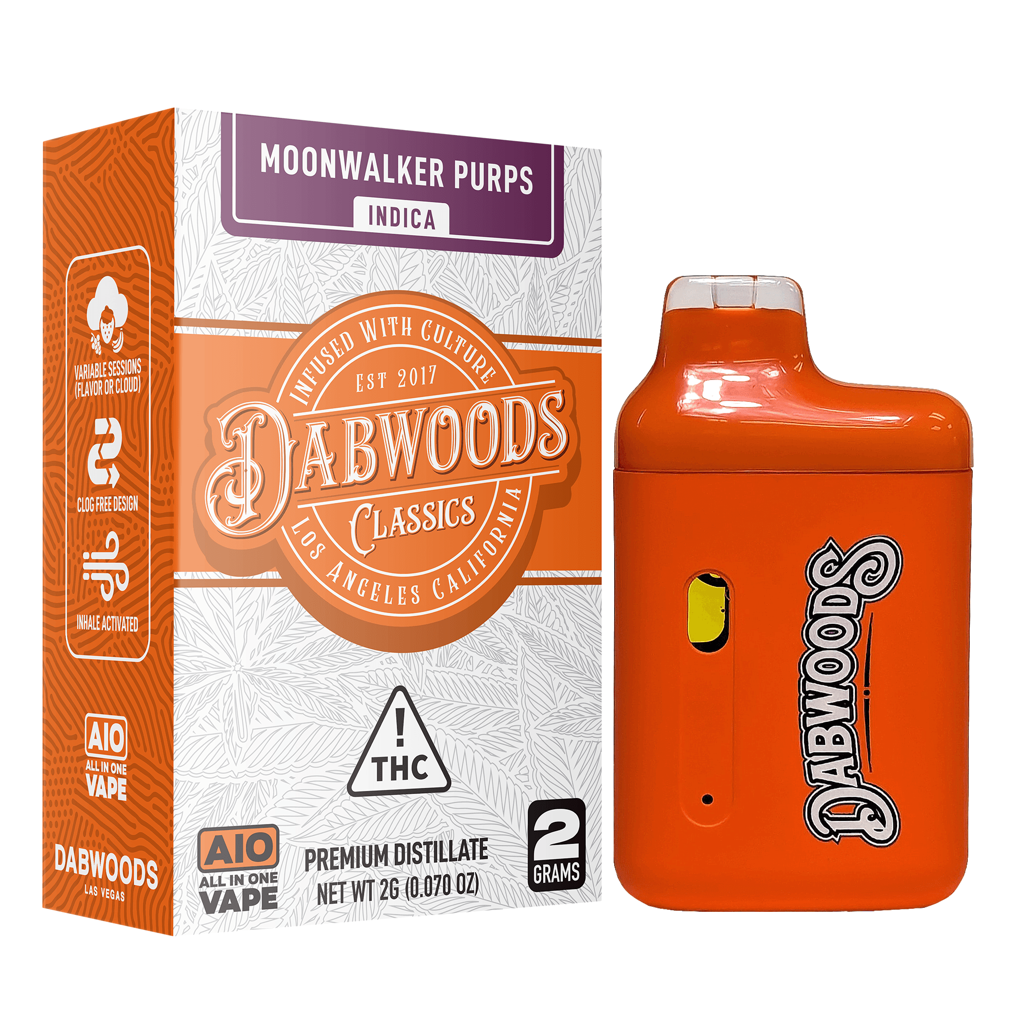 Dab Bar - Moonwalker Purps Disposable