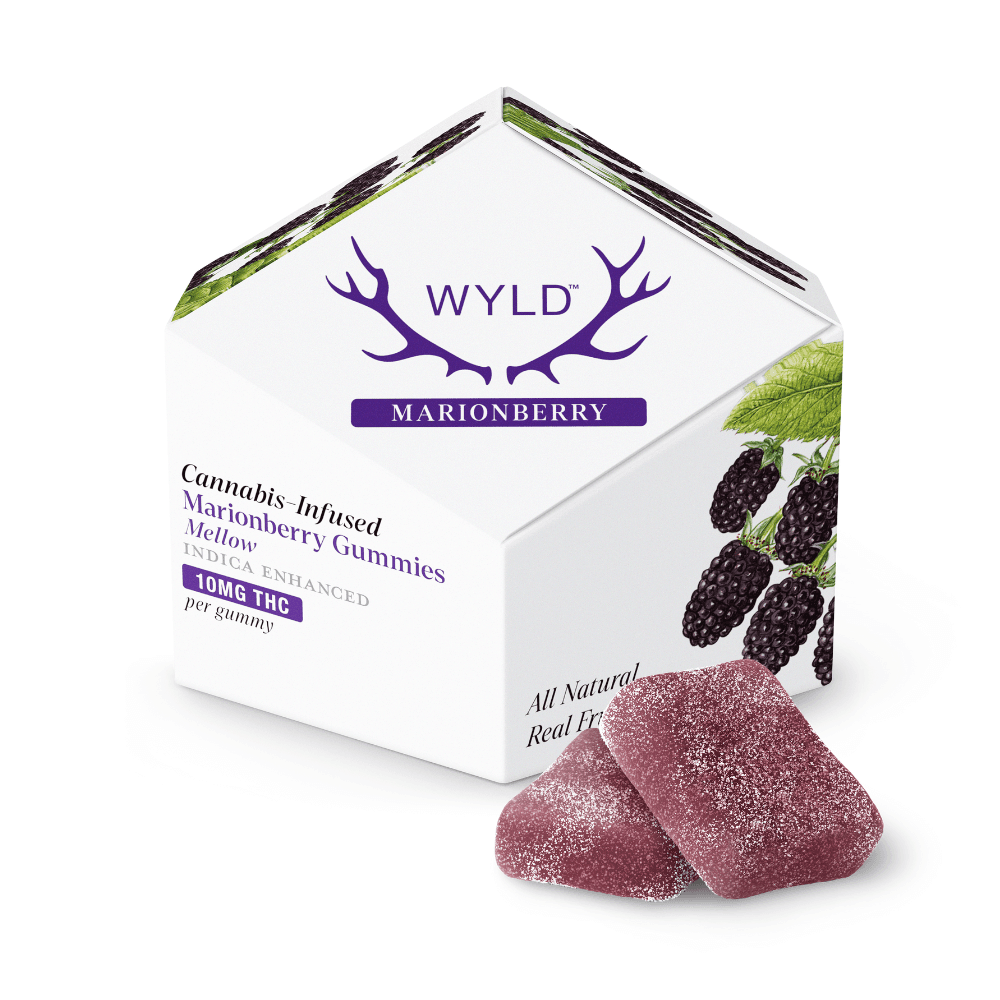 Marionberry Indica Enhanced Gummies | 100mg | WYLD - Gummies