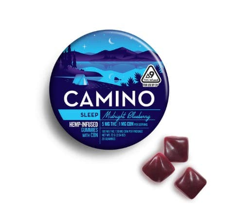 CAMINO - CBN GUMMY - 5:1 MIDNIGHT BLUEBERRY - 120MG