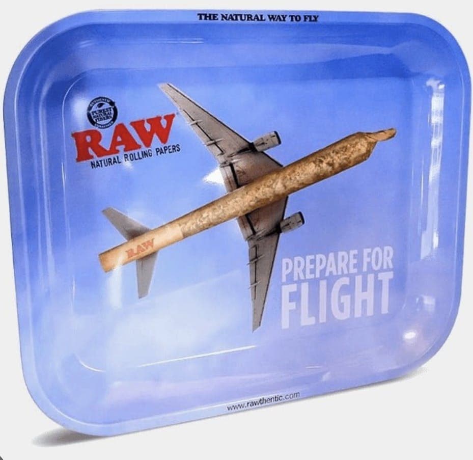 Raw - RAW 10" Rolling Tray - Glass Ashtray