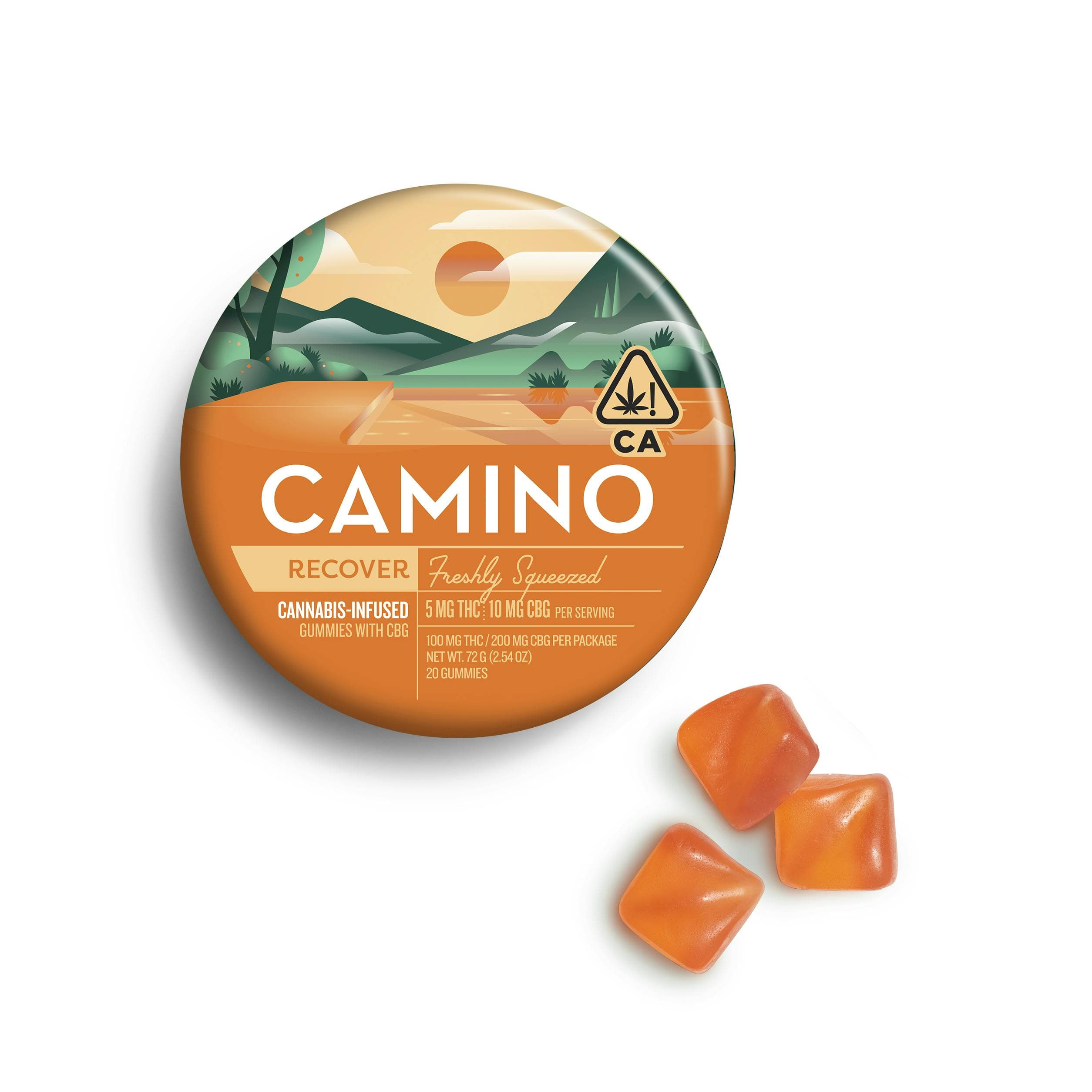 CAMINO - CBG GUMMY - 1:2 FRESHLY SQUEEZED - 300MG