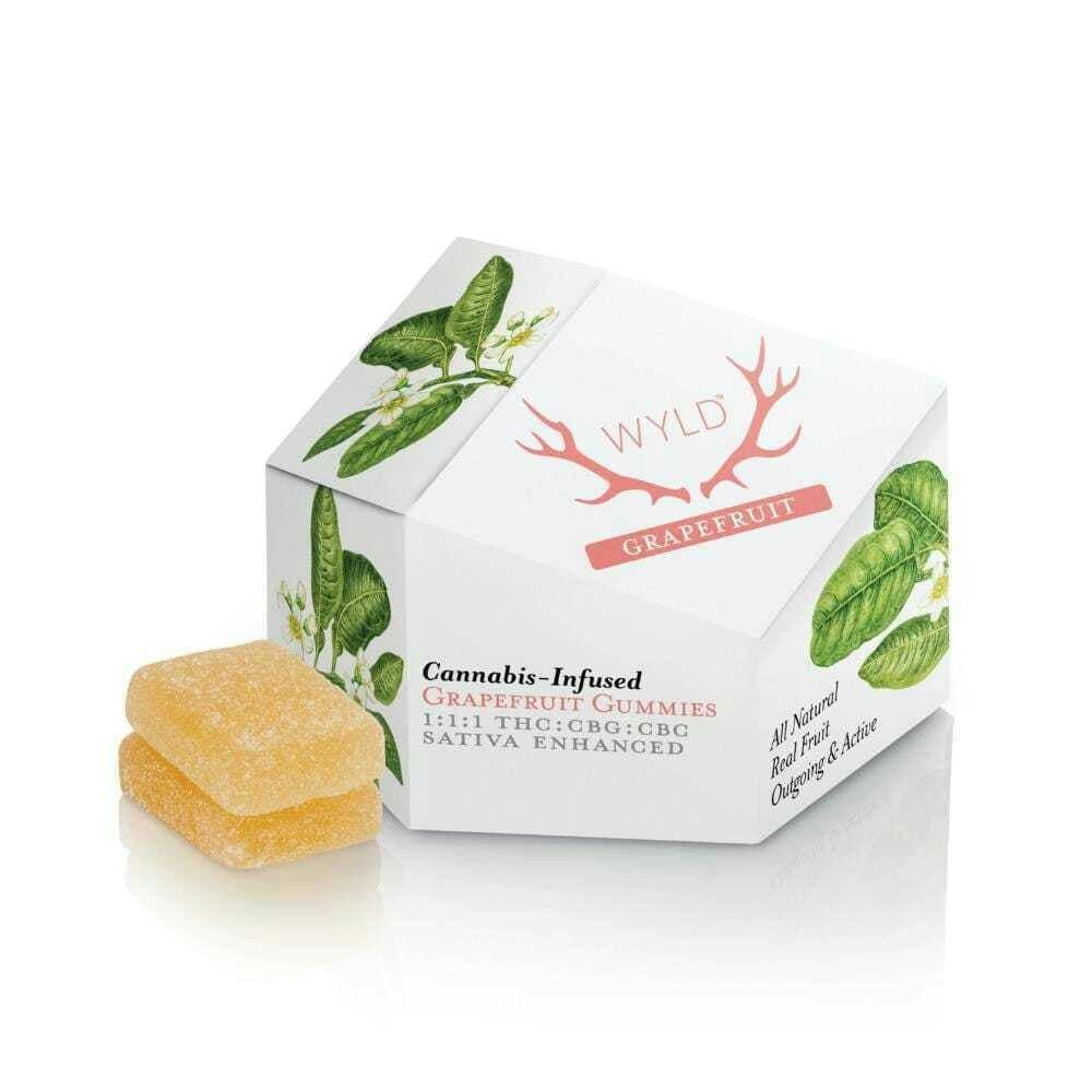 Grapefruit 1:1:1 CBG:CBC + Sativa Enhanced Gummies | 100mg | 10ct |10mg/ea