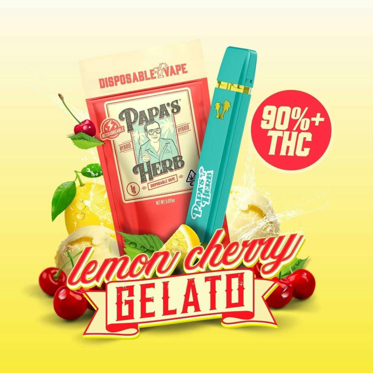 LEMON CHERRY GELATO 1G AIO VAPE
