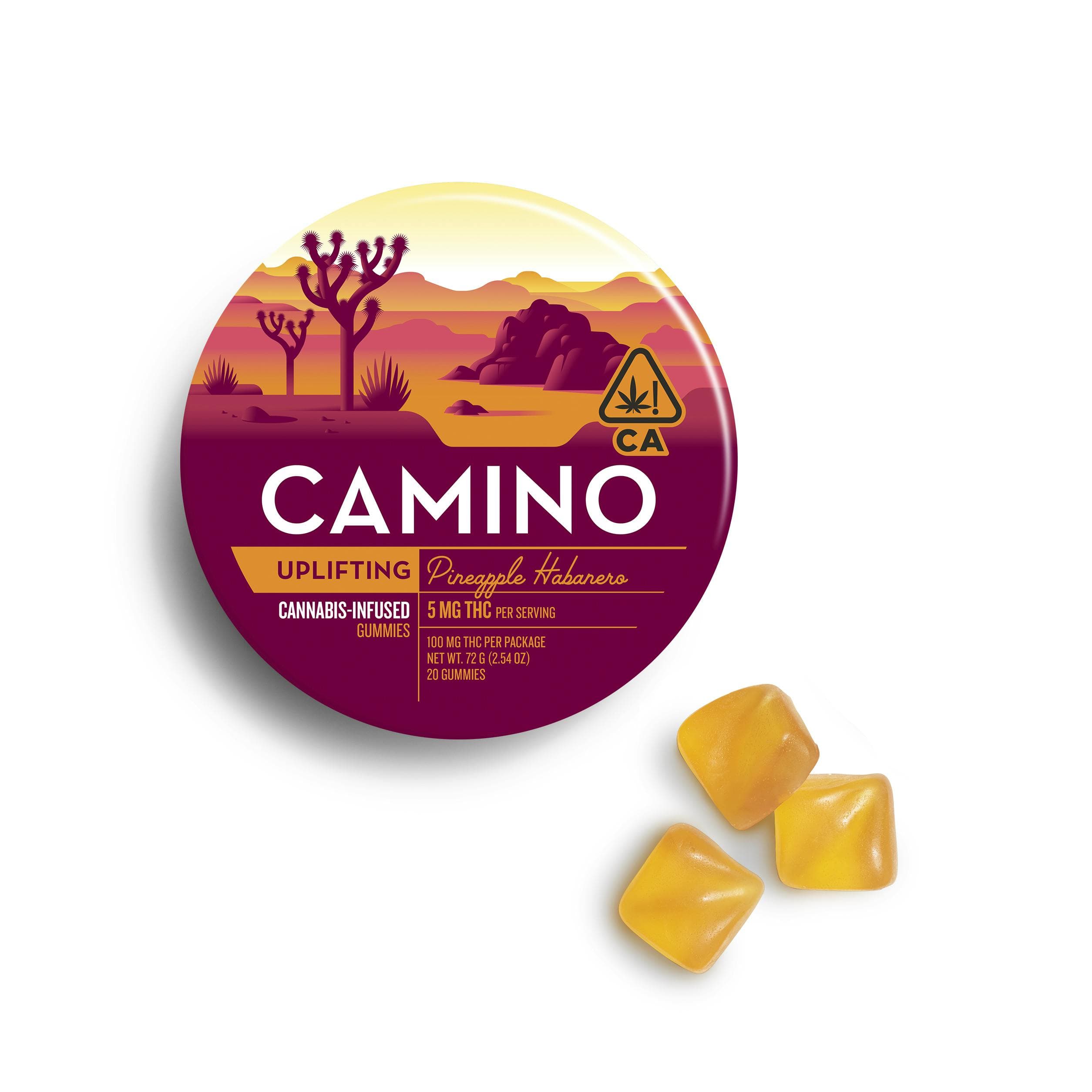 CAMINO - THC GUMMY - PINEAPPLE HABANERO - 100MG