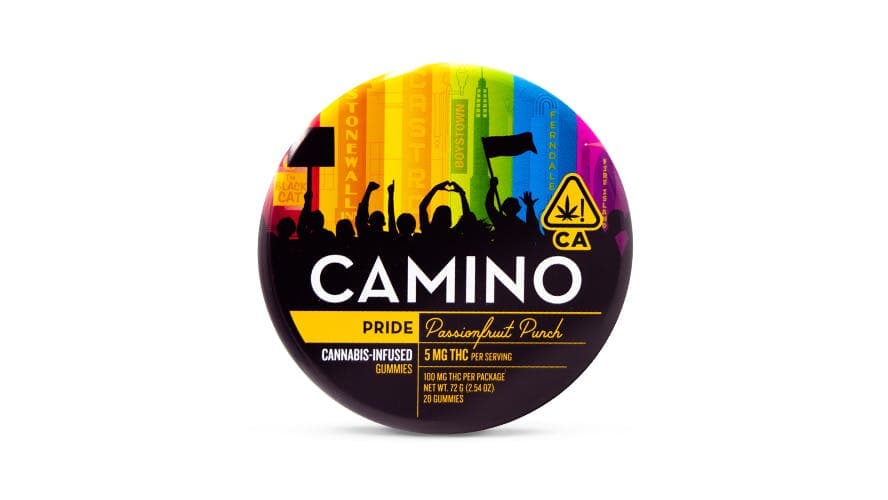 CAMINO - THC GUMMY - PRIDE PASSIONFRUIT PUNCH - 100MG