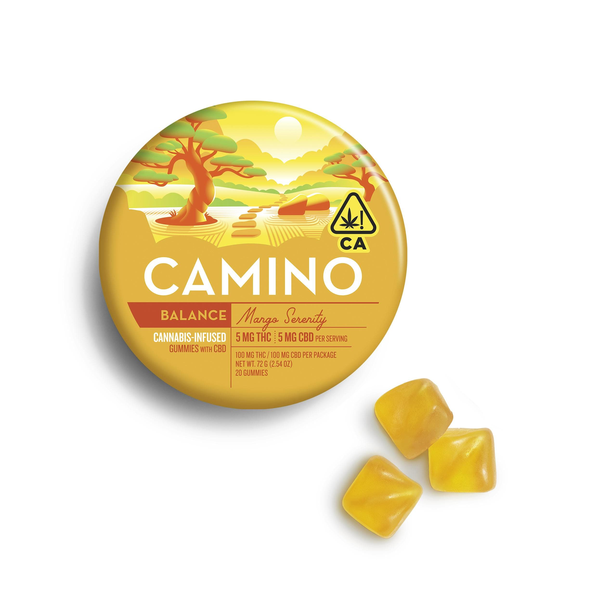 CAMINO - CBD GUMMY - 1:1 MANGO SERENITY - 200MG