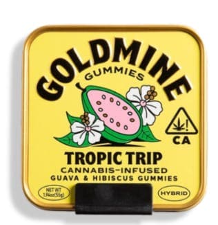 Tropic Trip Guava & Hibiscus Gummies | 100mg | 10ct | 10mg/ea