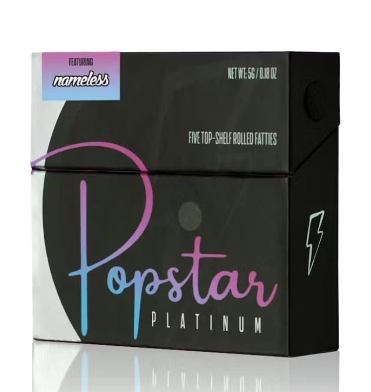 Popstar Platinum - Popstar Platinum x Nameless Genetics - Blue Dream - 5 pk Pre Rolls - 5g