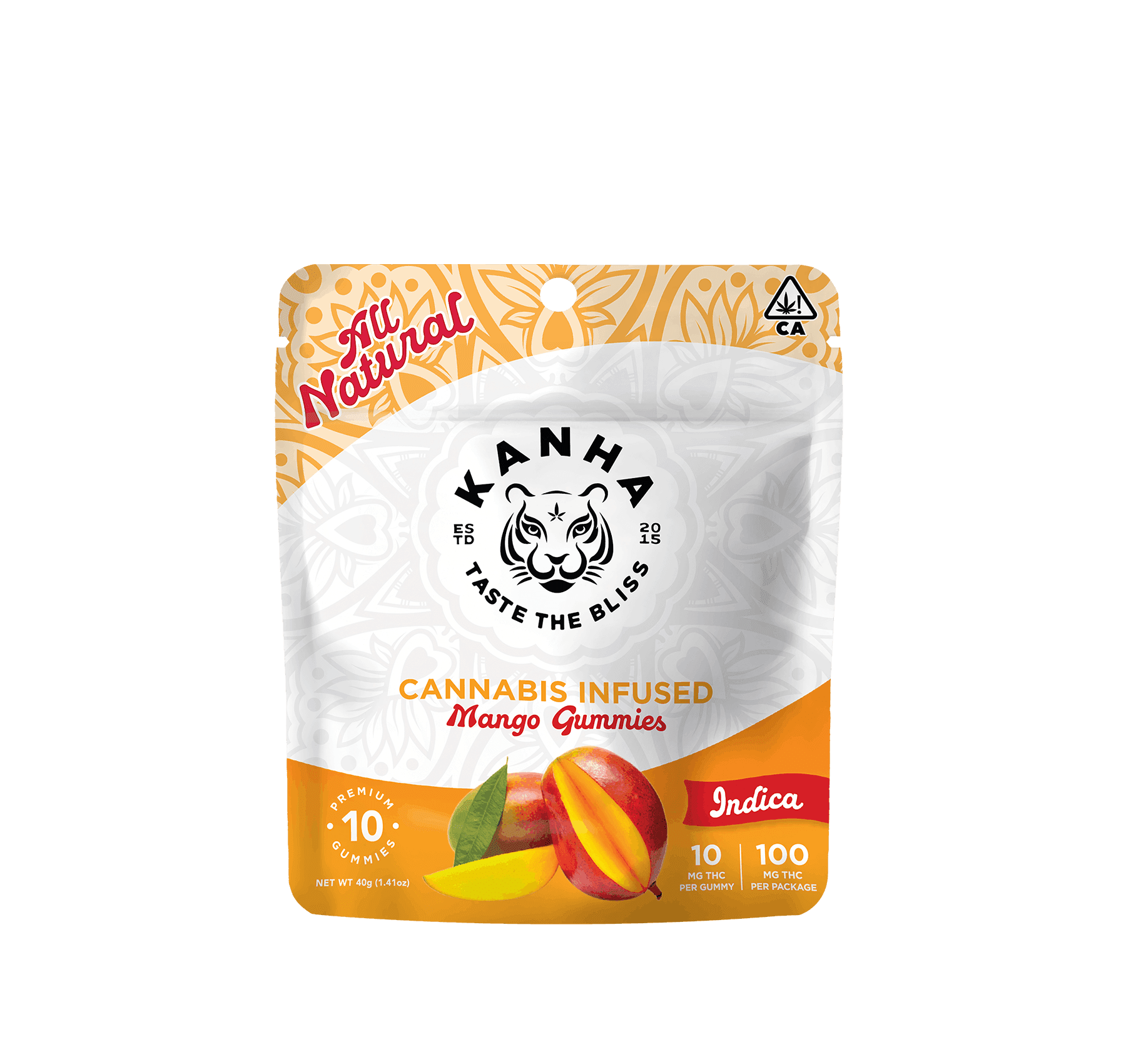 Mango | Classic | Indica | 100mg THC | 10-pack