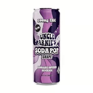 Uncle Arnie's | Grape Soda Pop | Carbonated | 100mg | 12oz