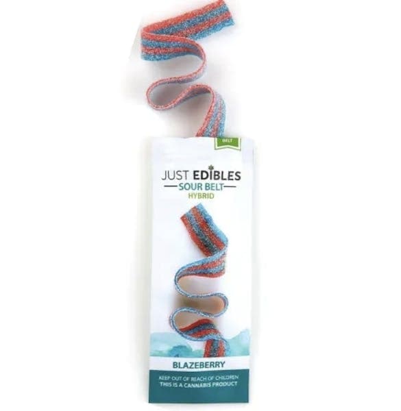 Blazeberry Sour Belt - 100mg - SHP Just Edibles