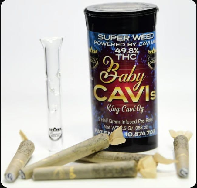 Baby Cavi | Infused Pre-Roll | King Cavi OG | .5g | 5pk
