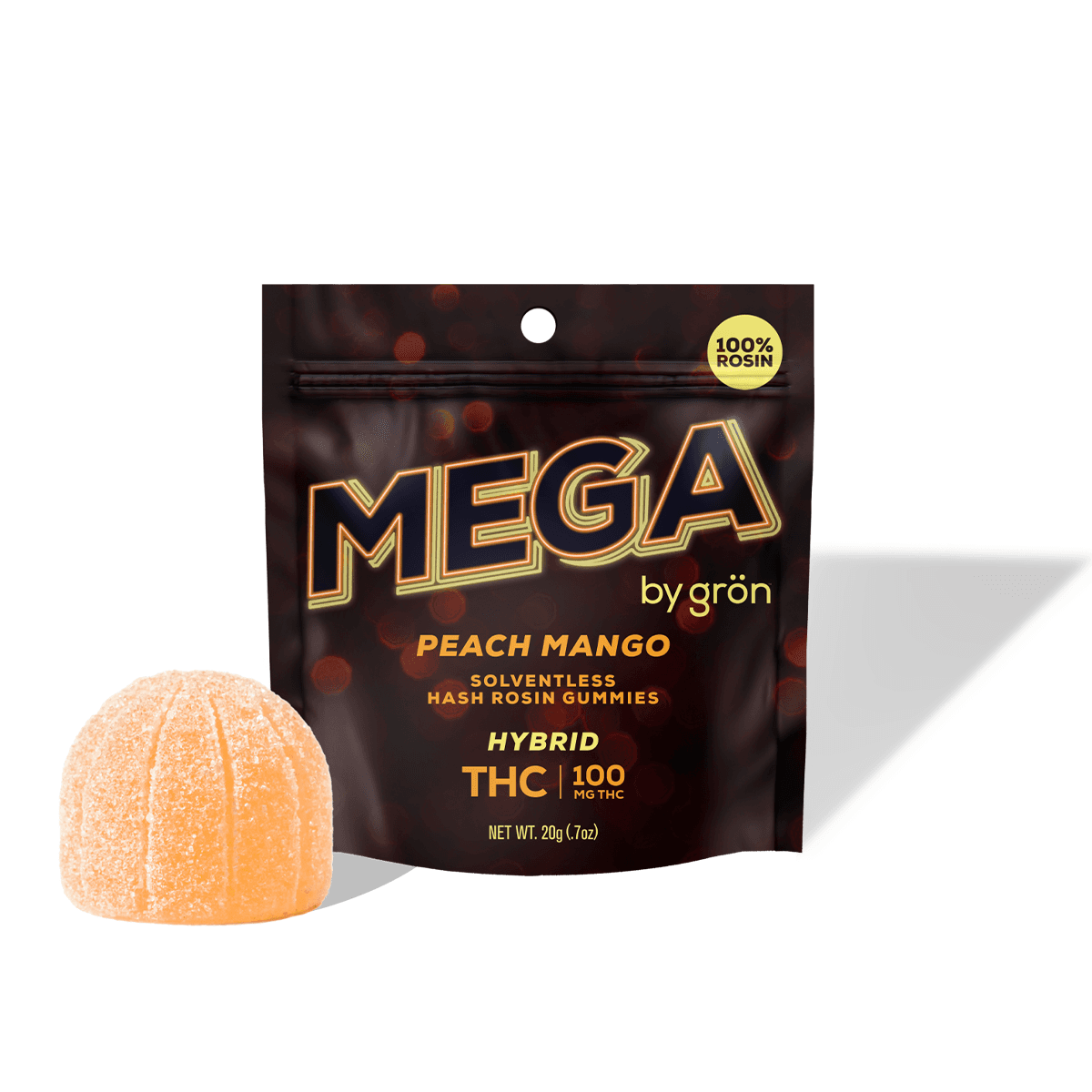 THC Peach Mango Mega Pearl (100mg)