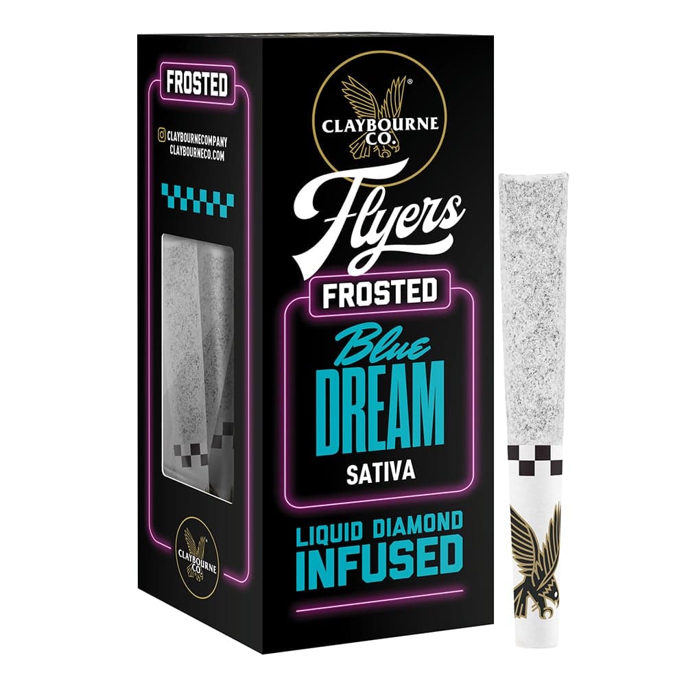 Blue Dream (1.5g) - Diamond Frosted Flyers Pre-Rolls