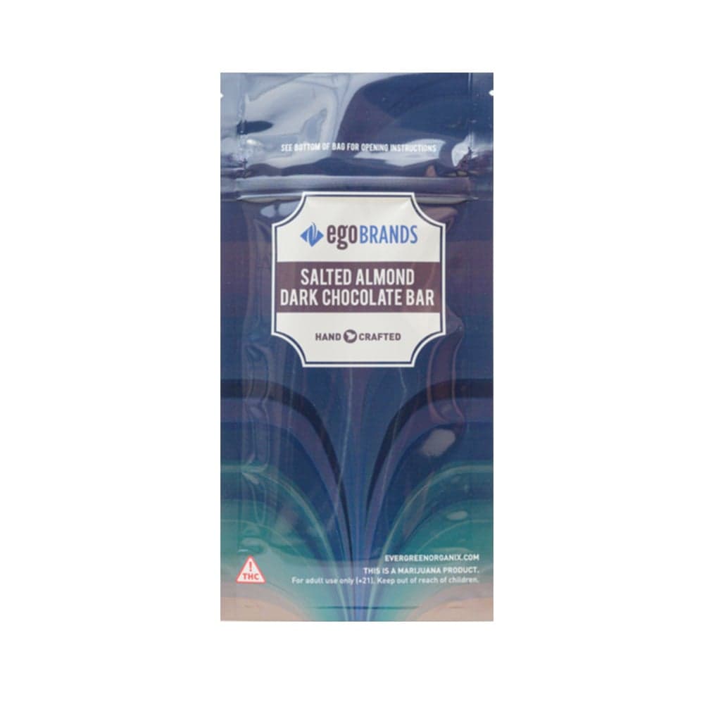 Salted Almond Dark Chocolate Bar (100mg)