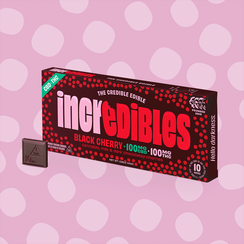 1:1 Black Cherry (100mg CBD/100mg THC)