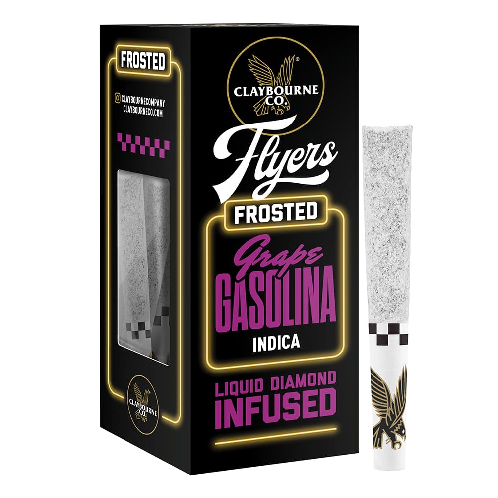 Grape Gasolina (1.5g) - Diamond Frosted Flyers Pre-Rolls