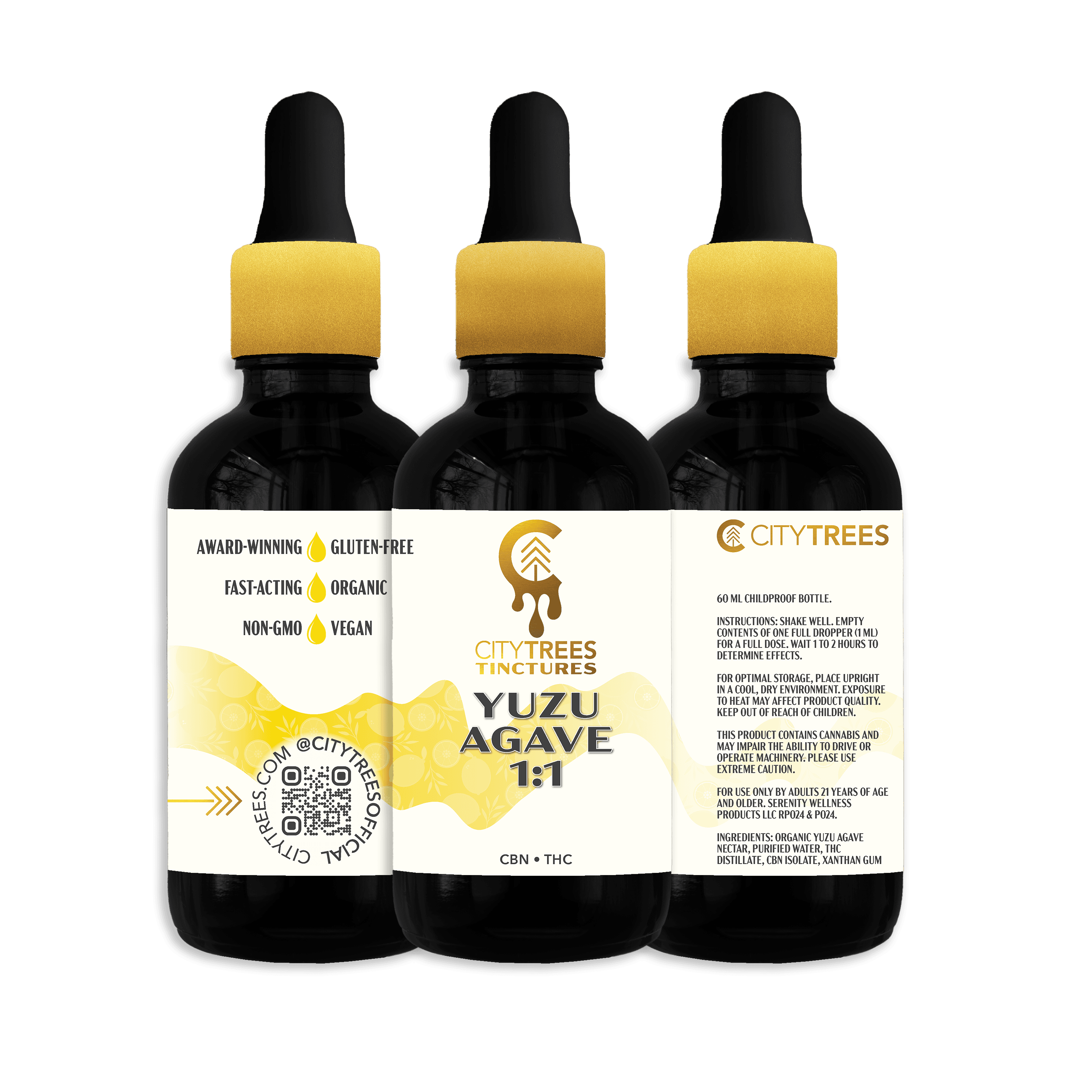 1:1 Yuzu Agave (250mg CBN/250mg THC)